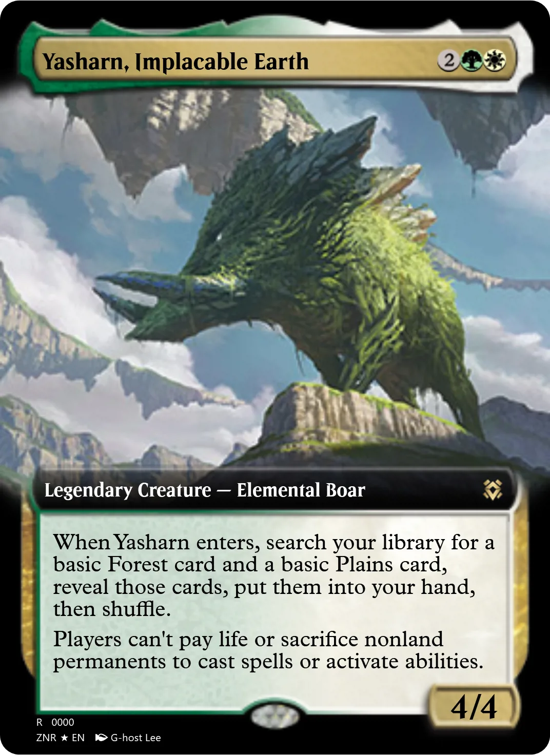 Yasharn, Implacable Earth