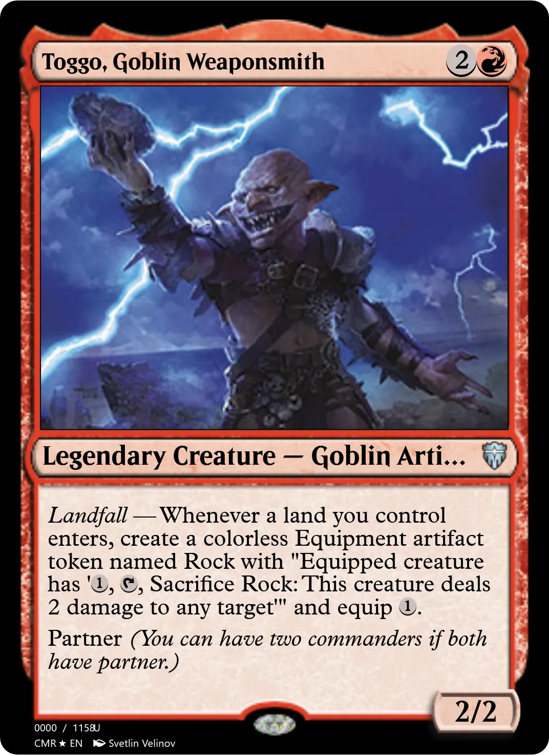Toggo, Goblin Weaponsmith