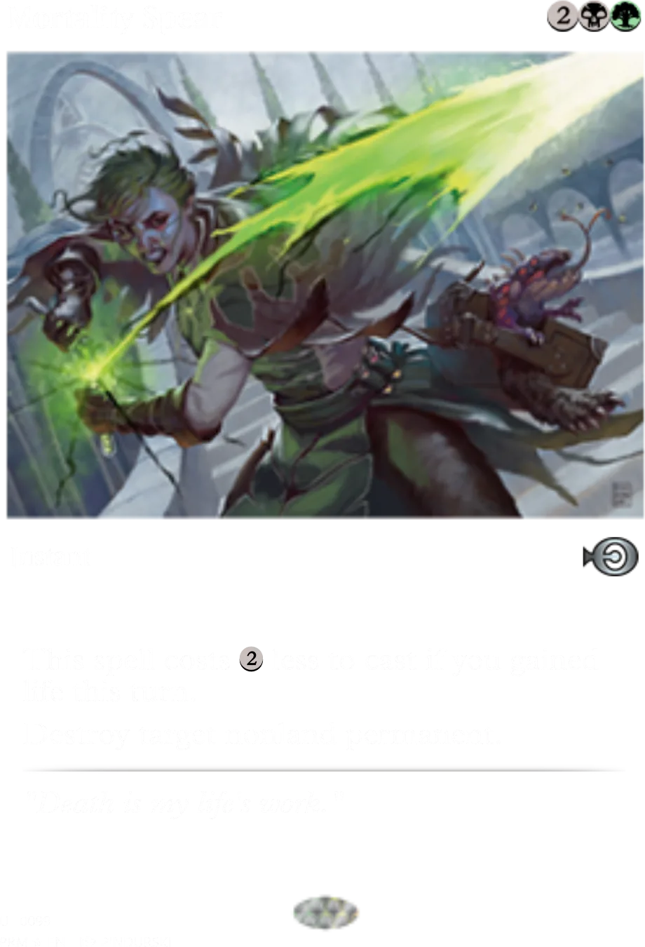Mortality Spear