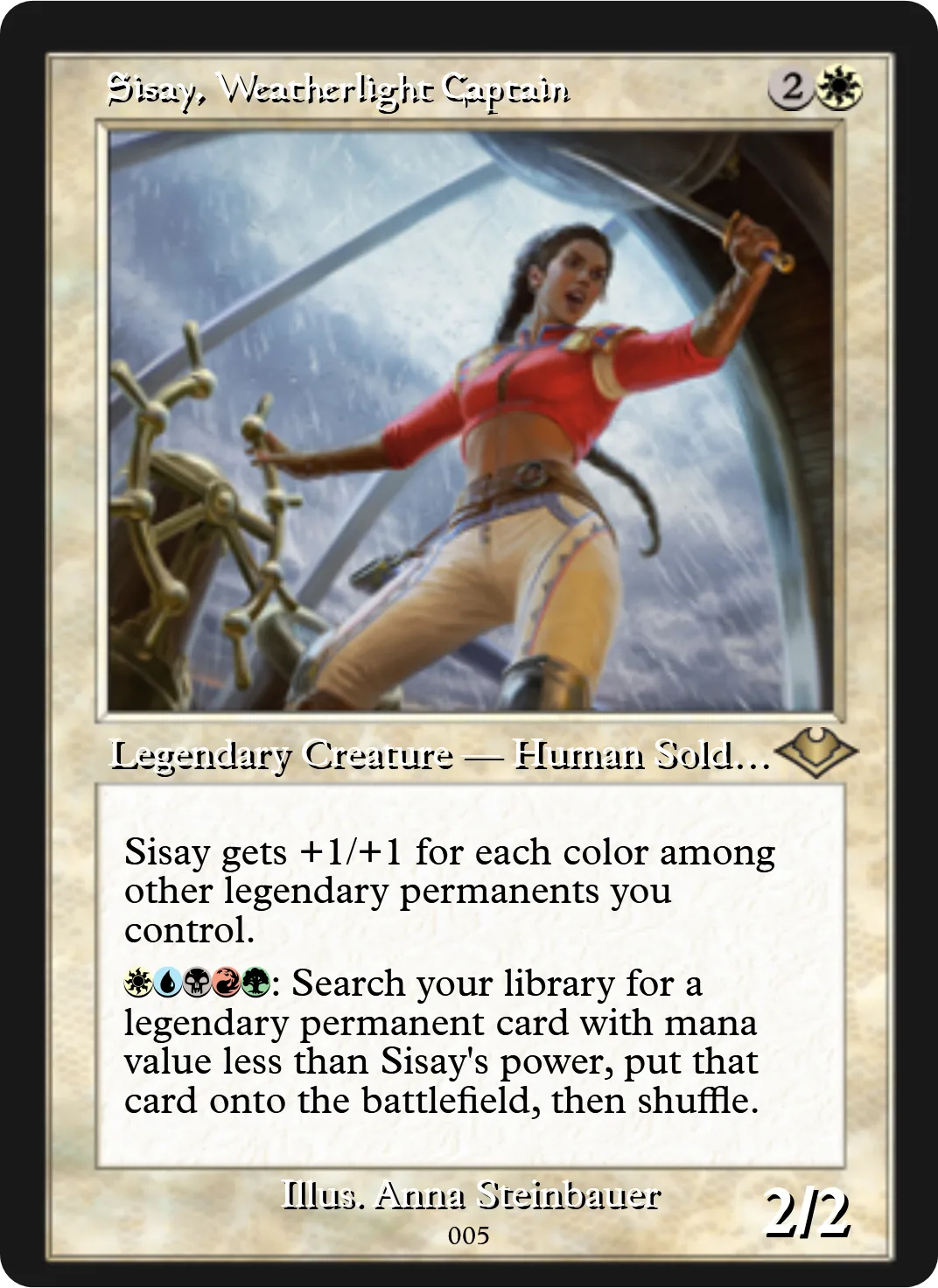 Sisay, Weatherlight Captain