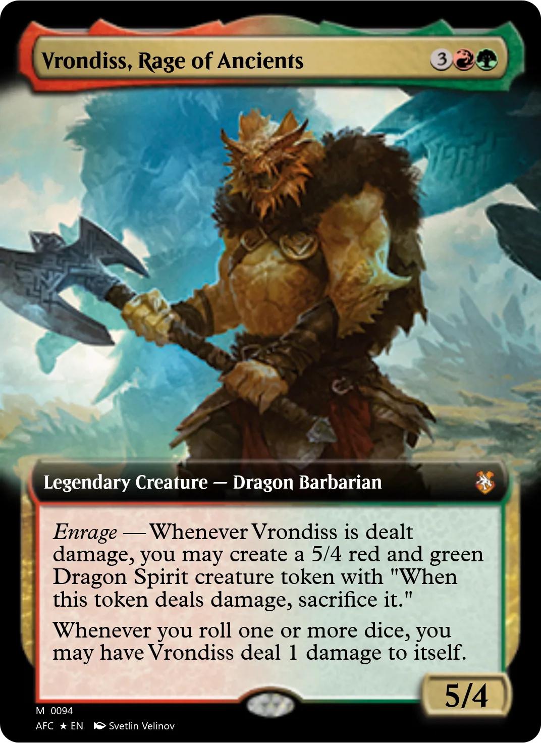 Vrondiss, Rage of Ancients