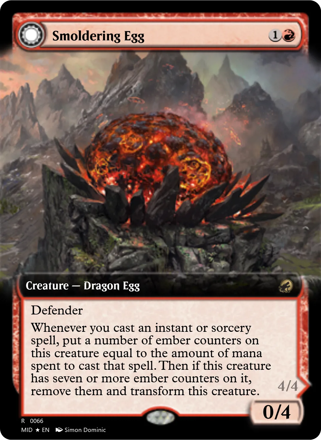 Smoldering Egg