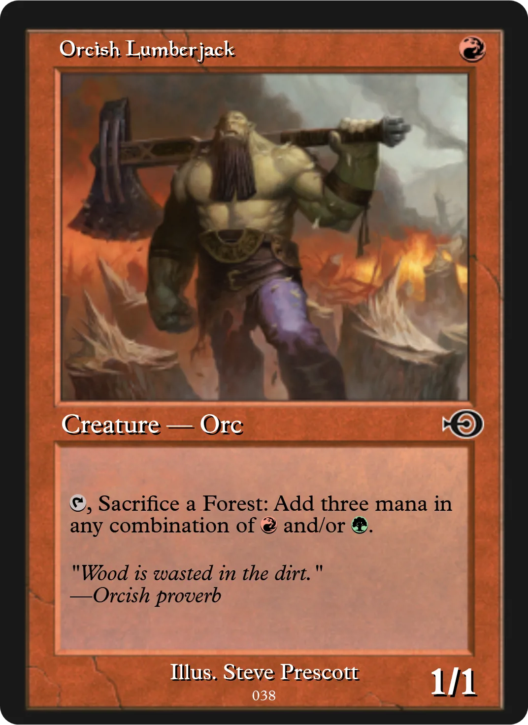 Orcish Lumberjack