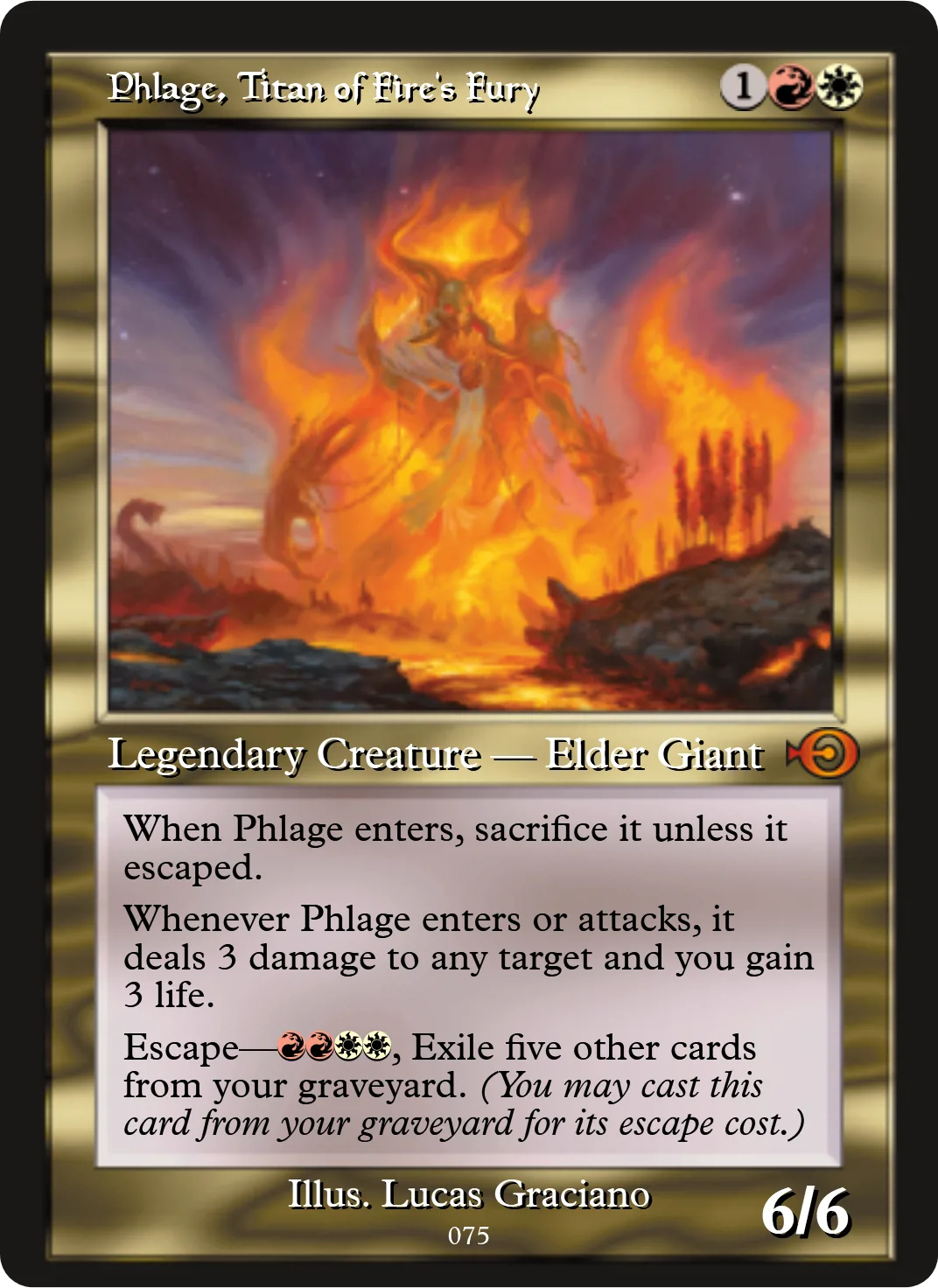 Phlage, Titan of Fire's Fury