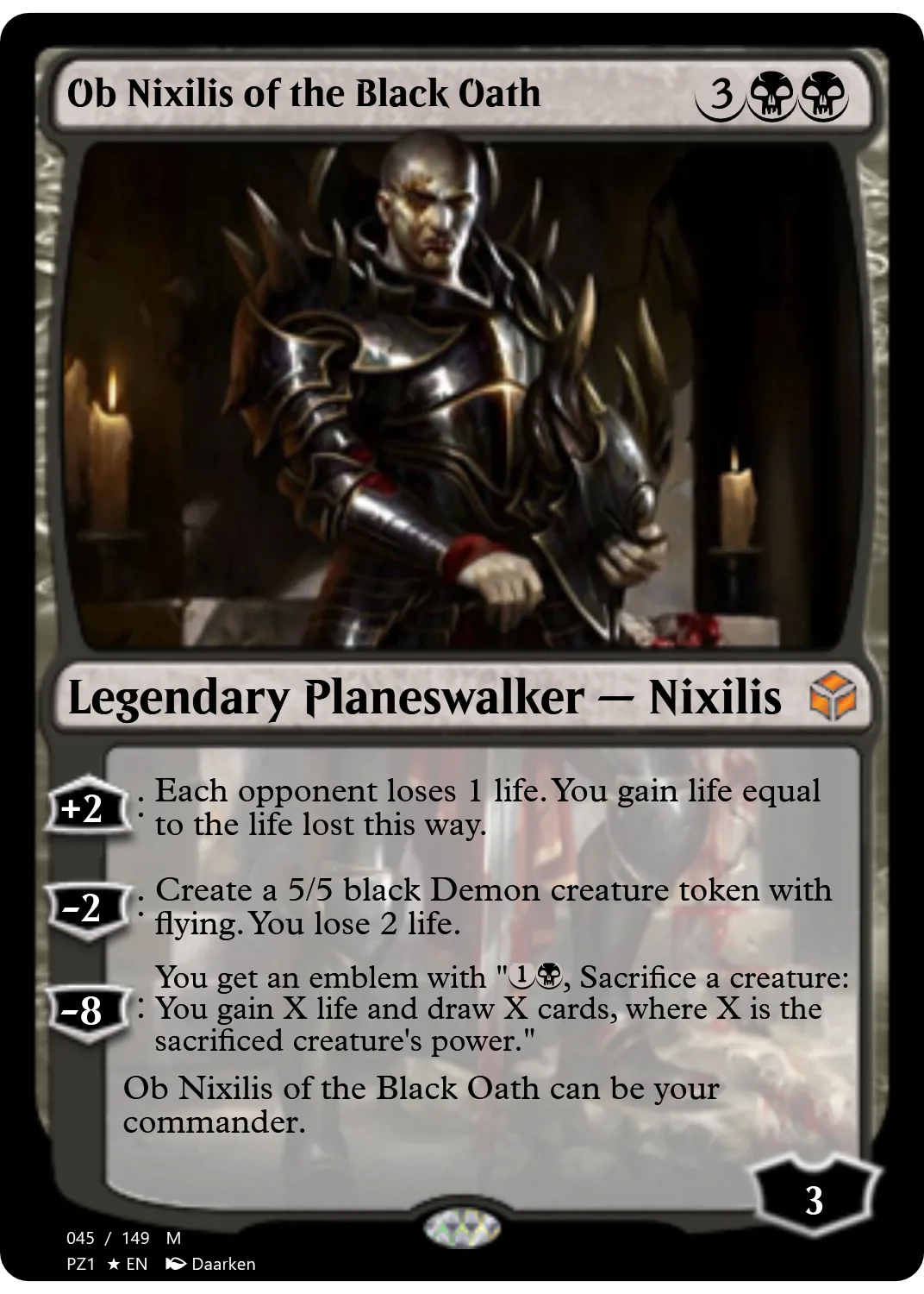 Ob Nixilis of the Black Oath