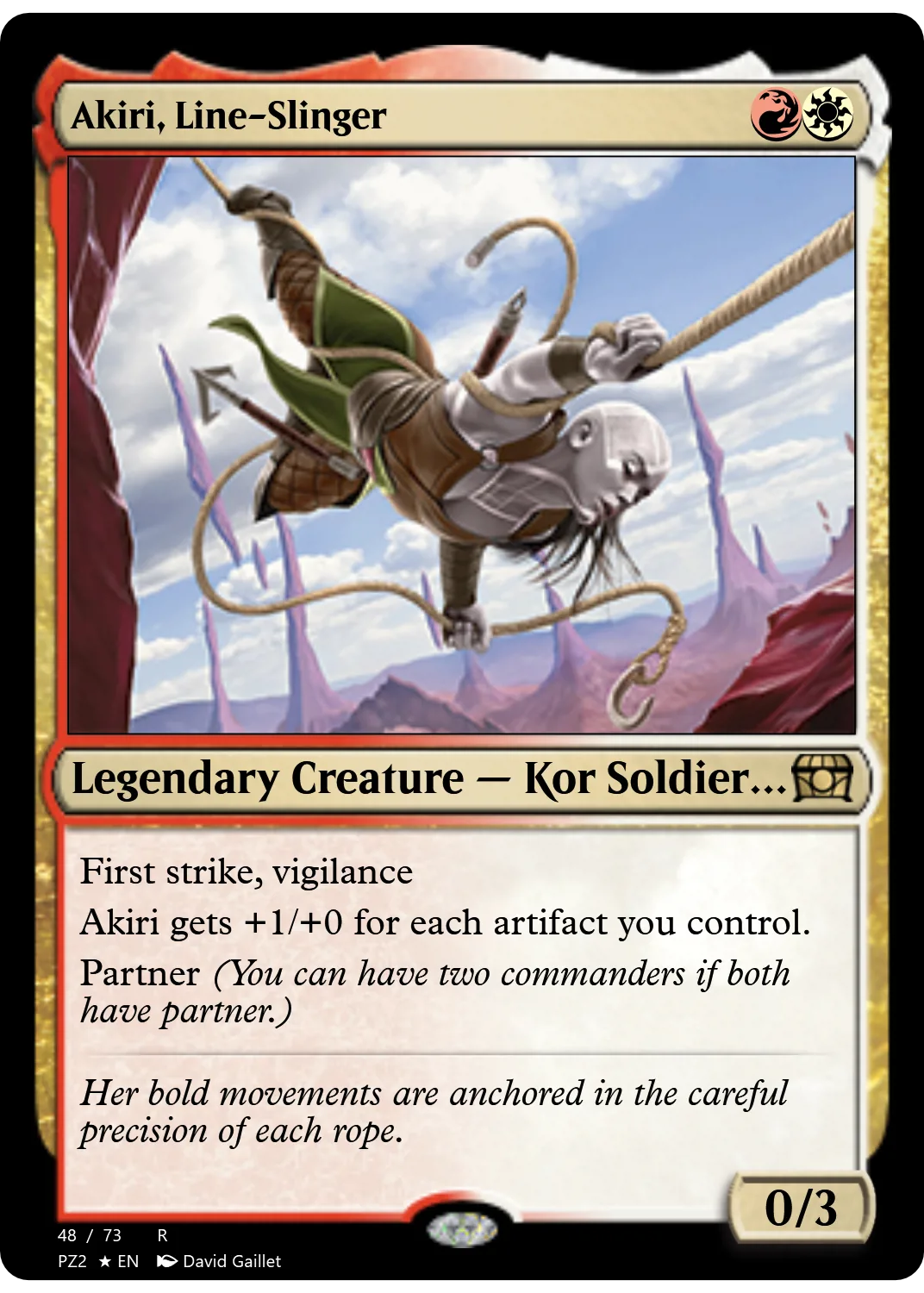 Akiri, Line-Slinger