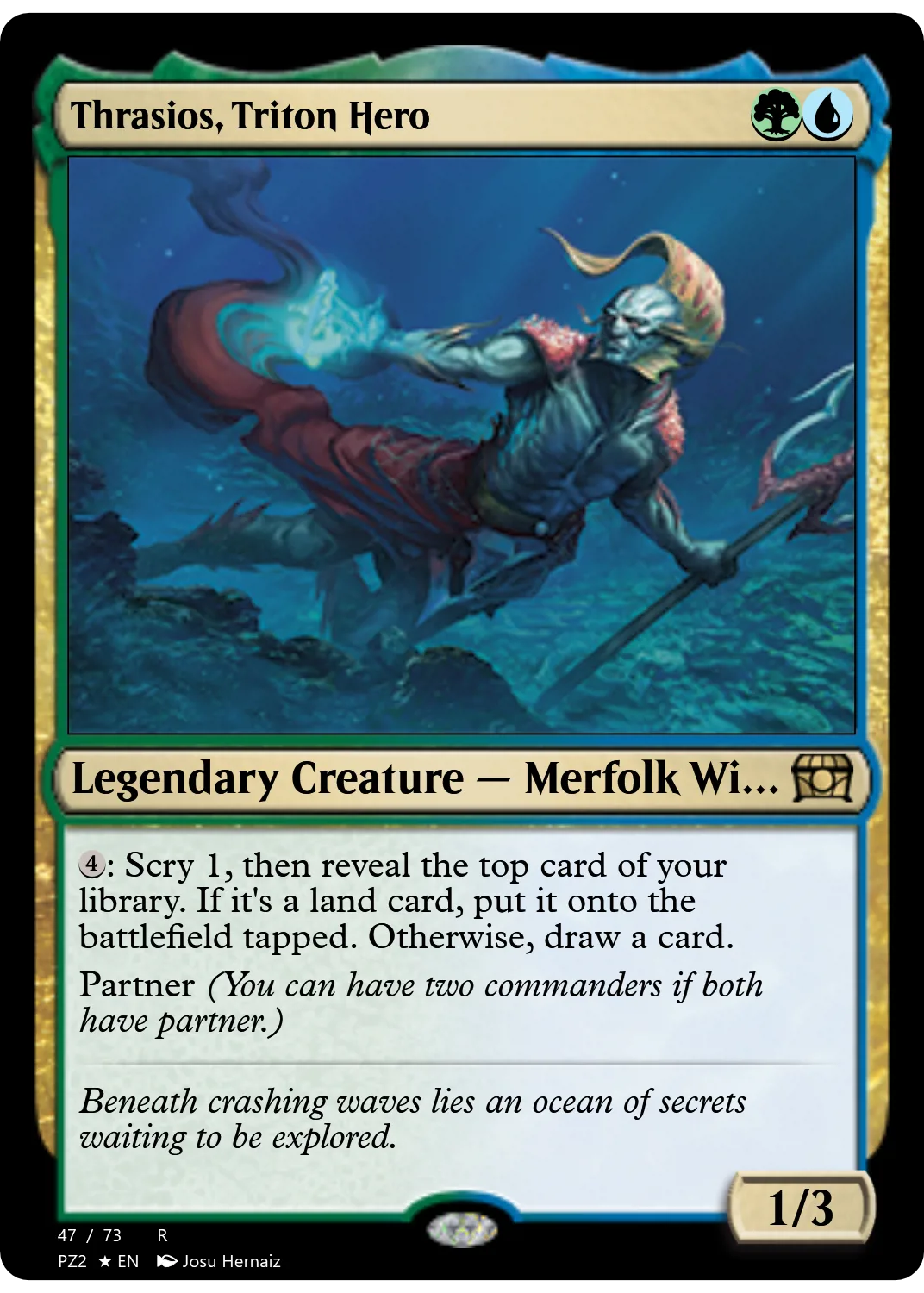 Thrasios, Triton Hero