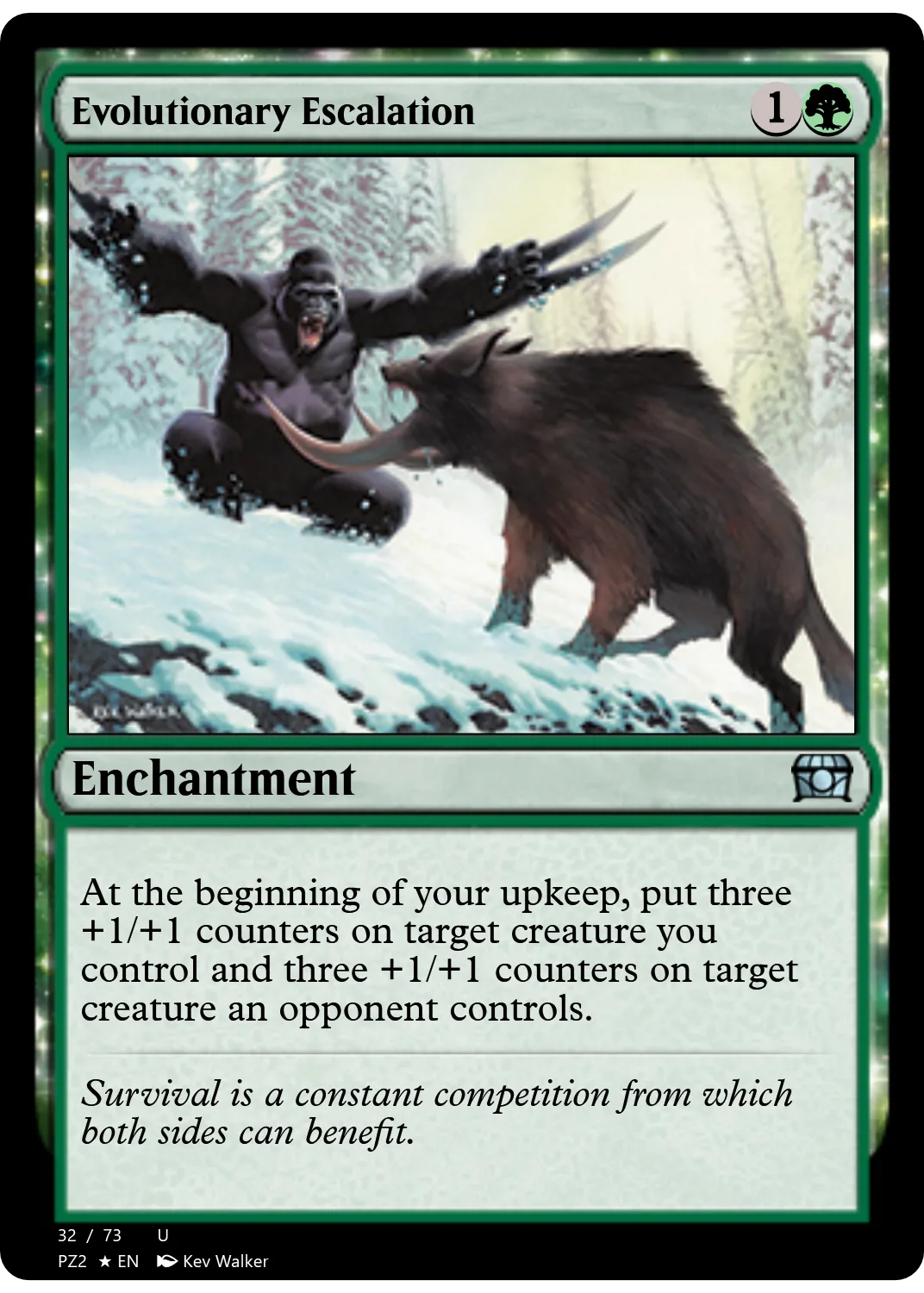 Evolutionary Escalation
