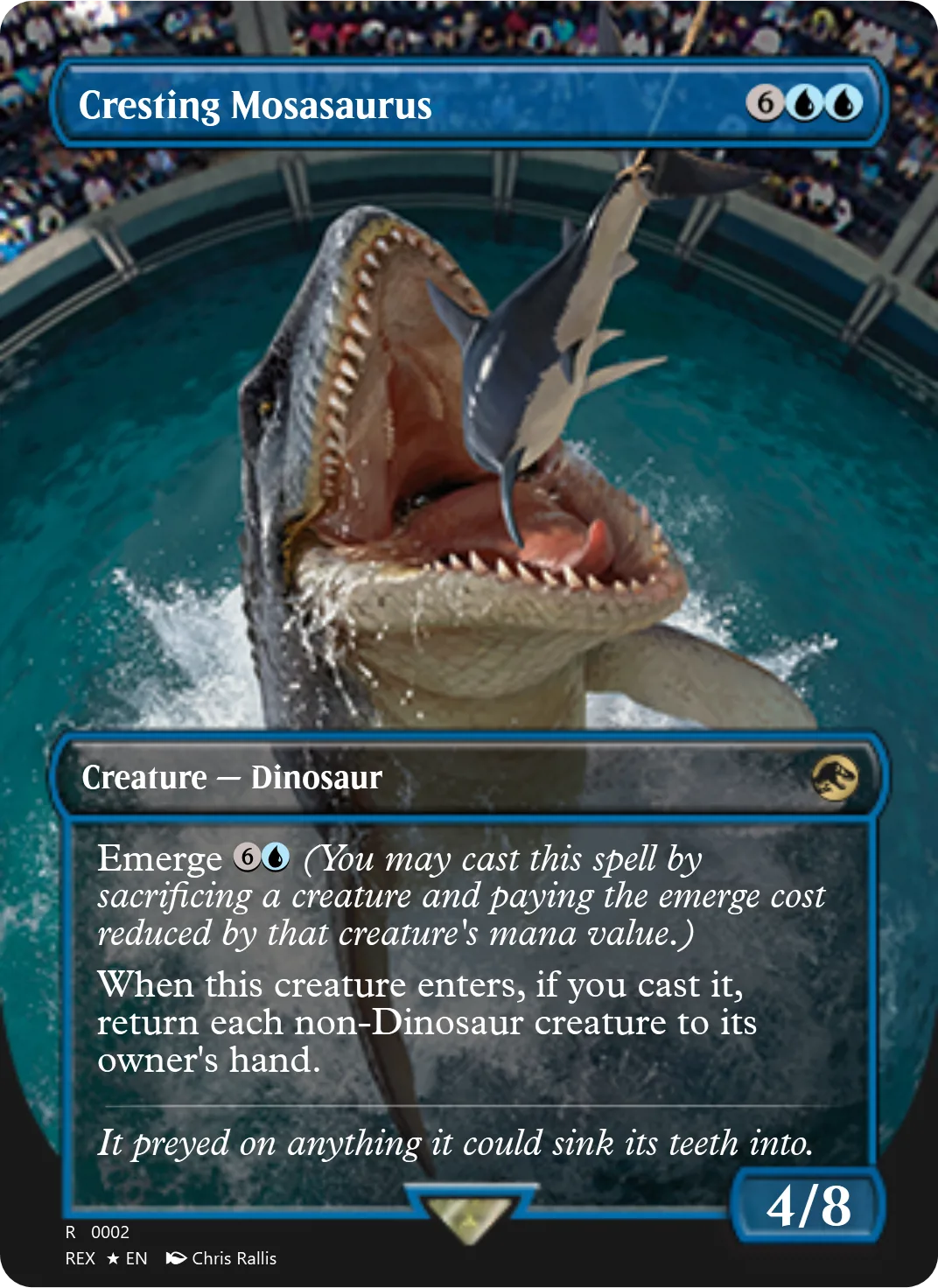 Cresting Mosasaurus