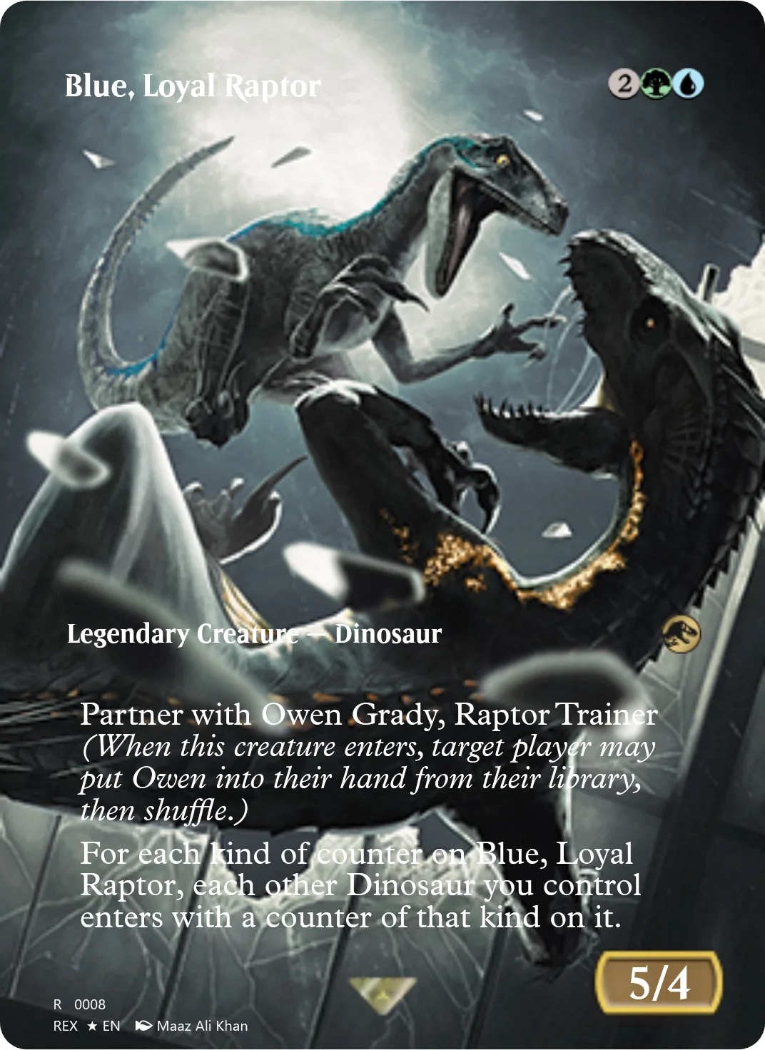 Blue, Loyal Raptor