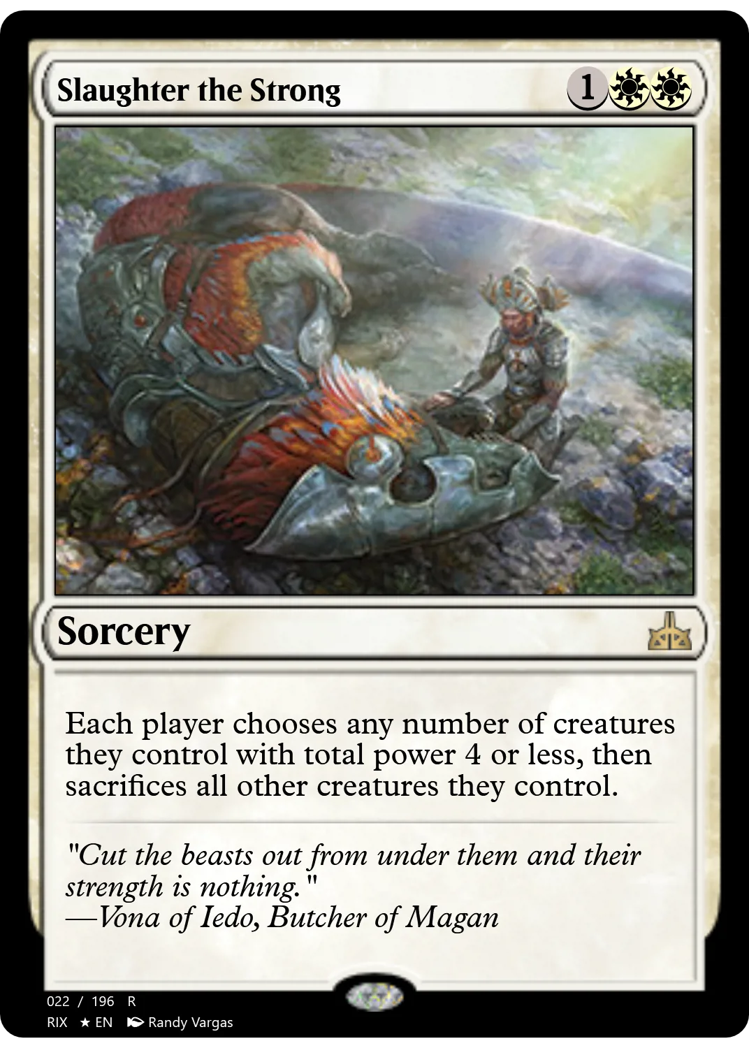 Slaughter the Strong