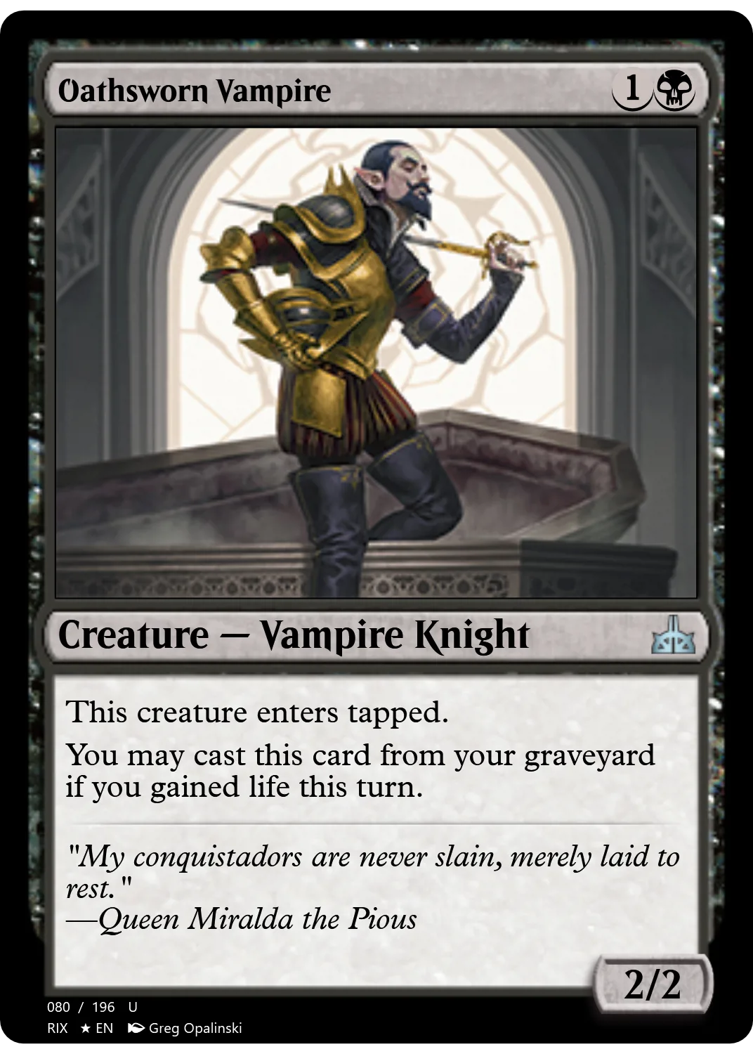 Oathsworn Vampire