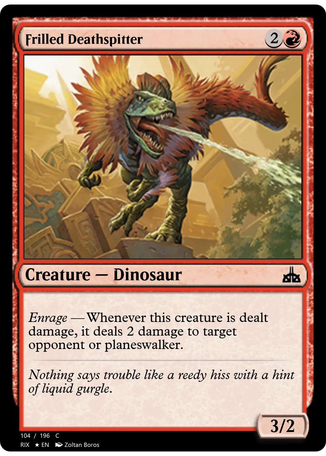 Frilled Deathspitter