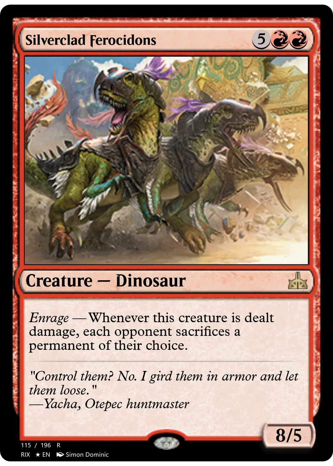Silverclad Ferocidons