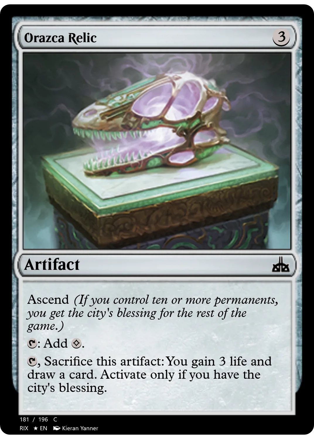 Orazca Relic