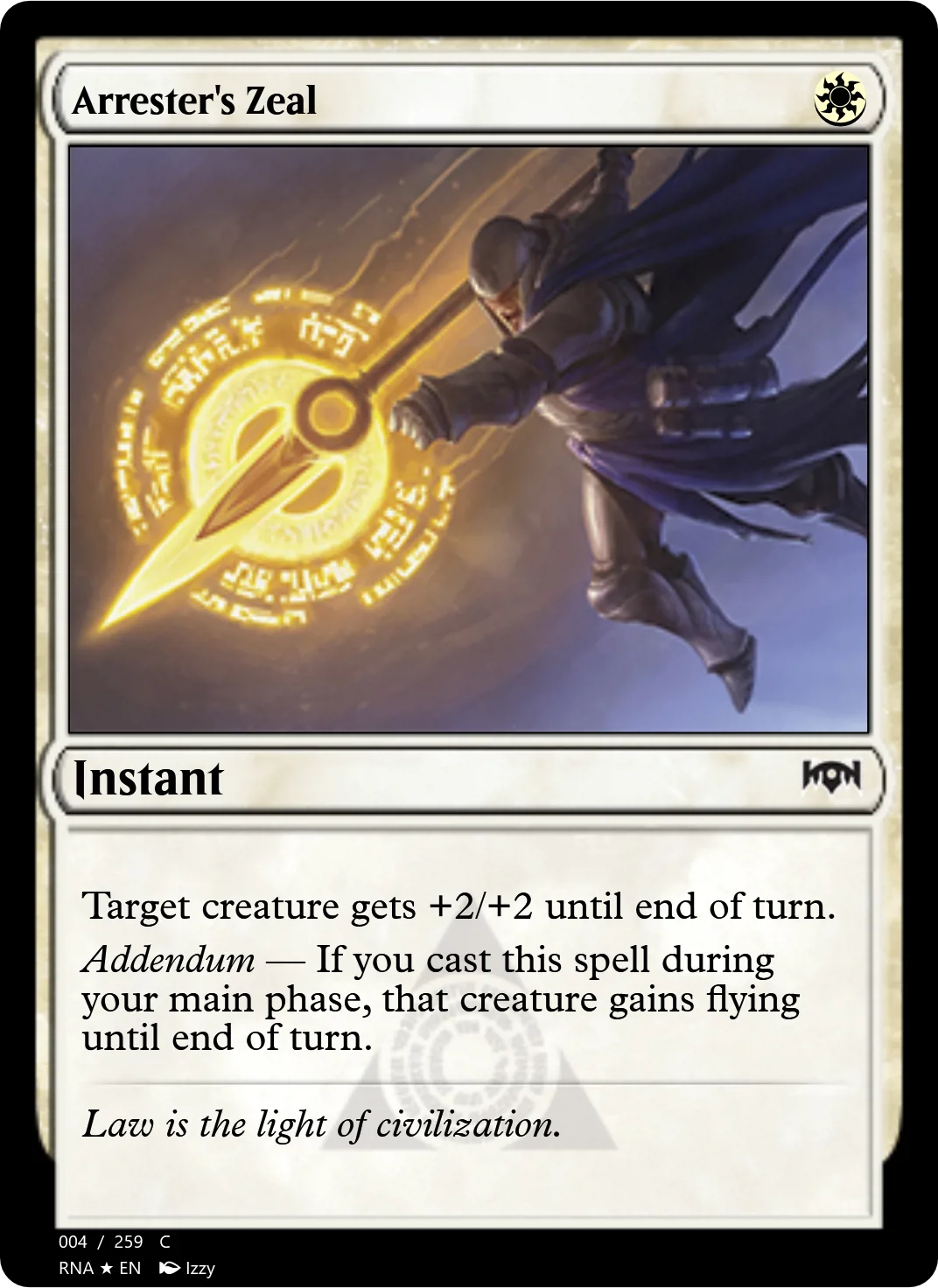 Arrester's Zeal