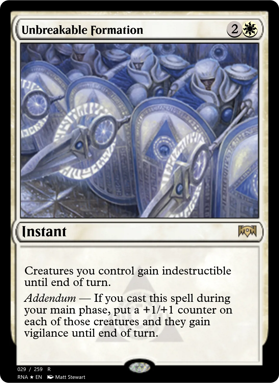 Unbreakable Formation