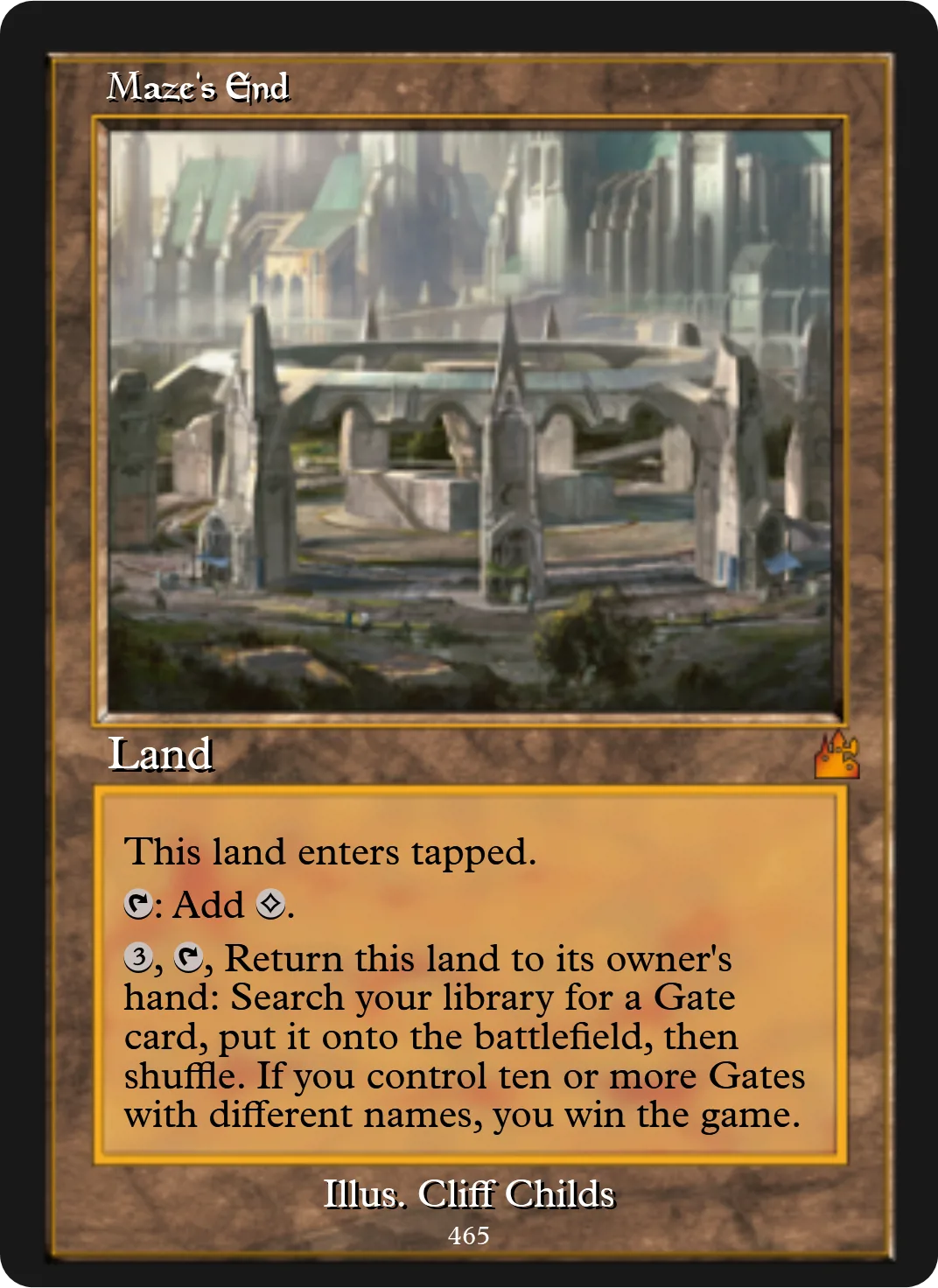 Maze's End