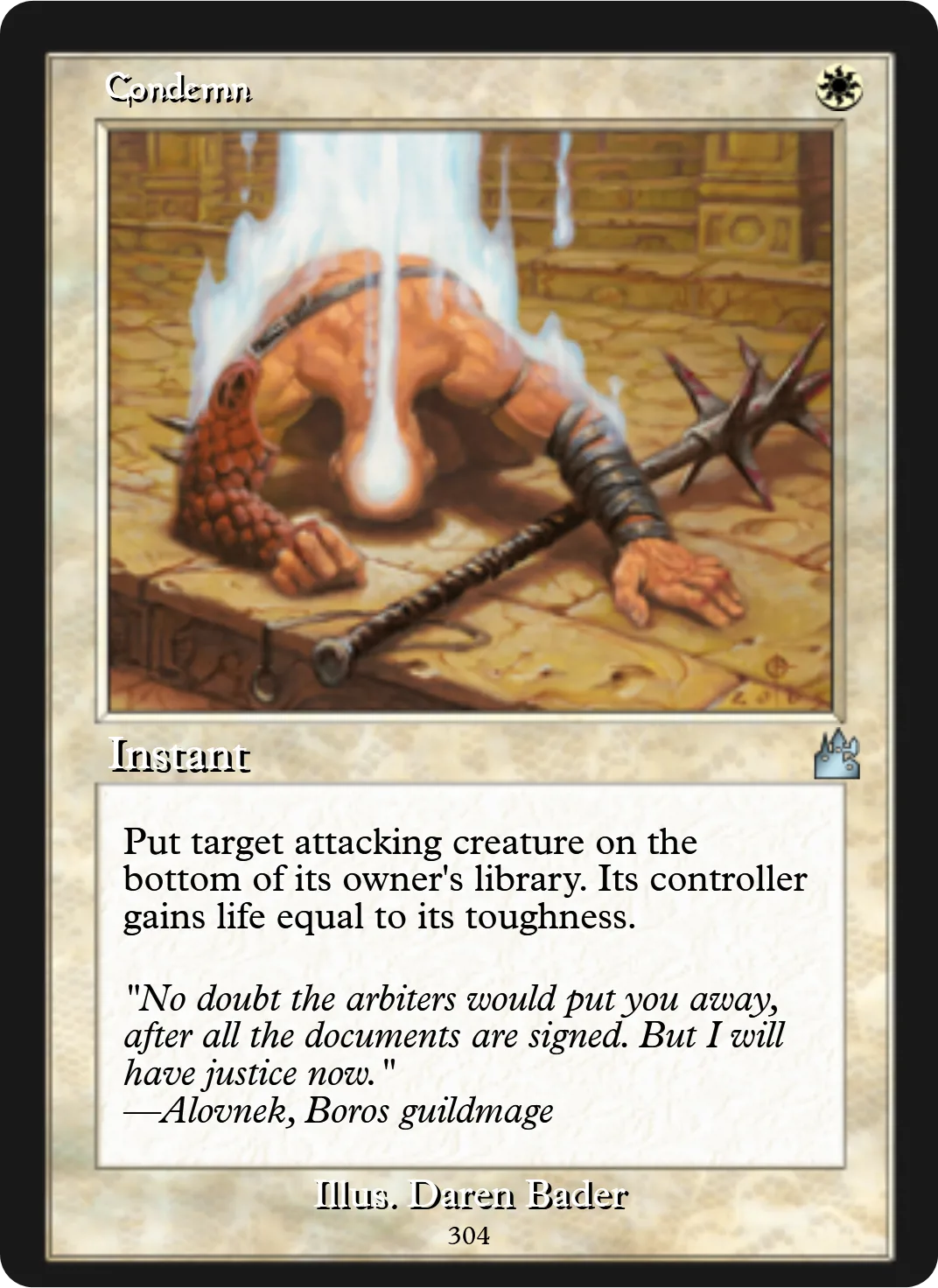 Condemn