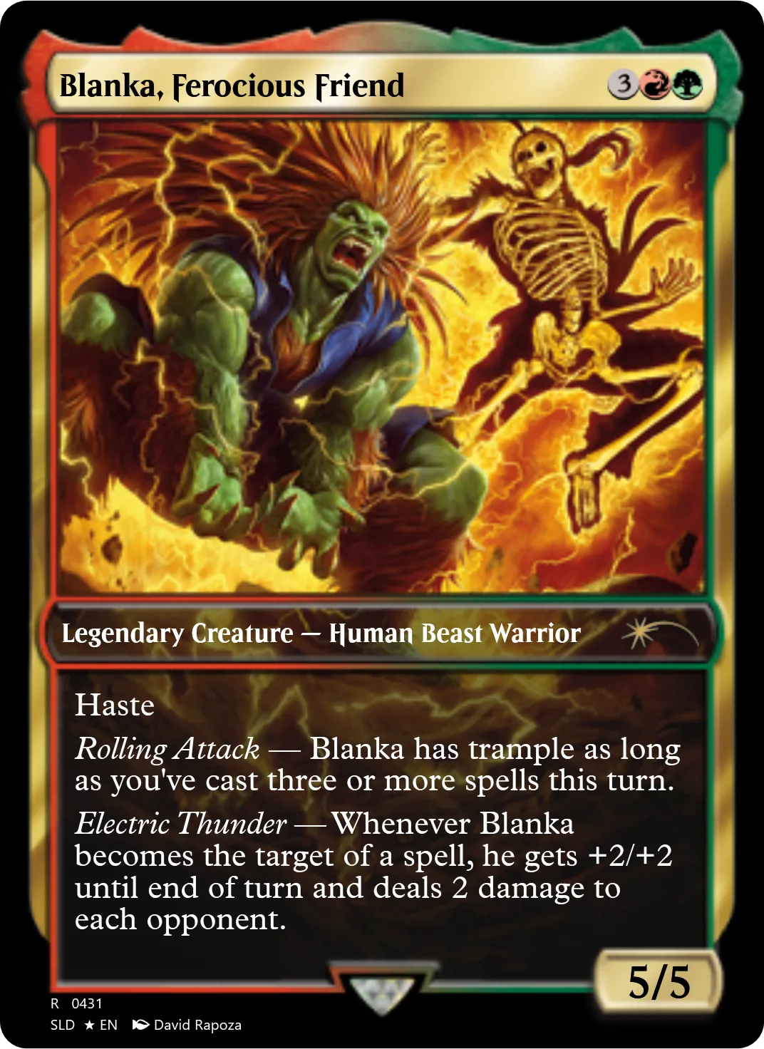 Blanka, Ferocious Friend