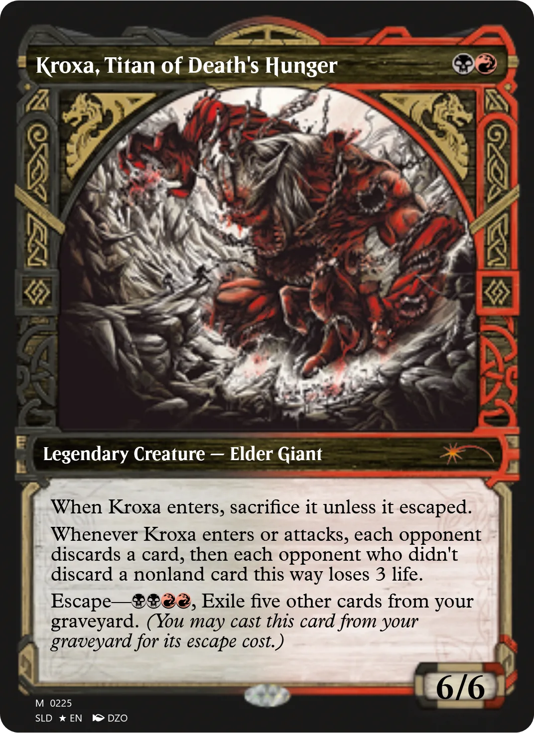 Kroxa, Titan of Death's Hunger