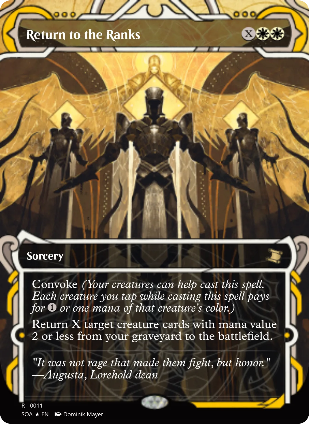 Return to the Ranks