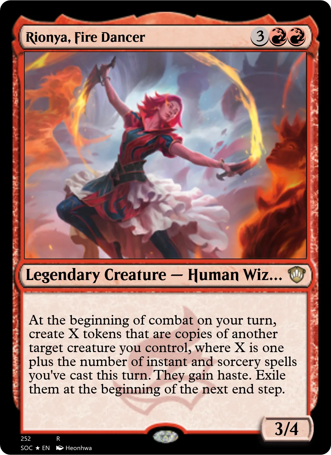 Rionya, Fire Dancer