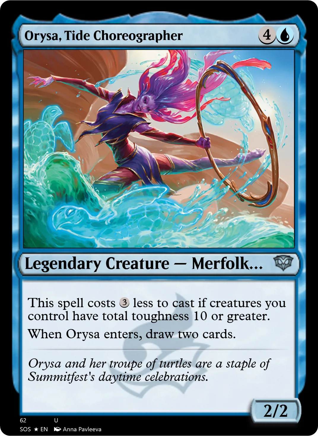Orysa, Tide Choreographer