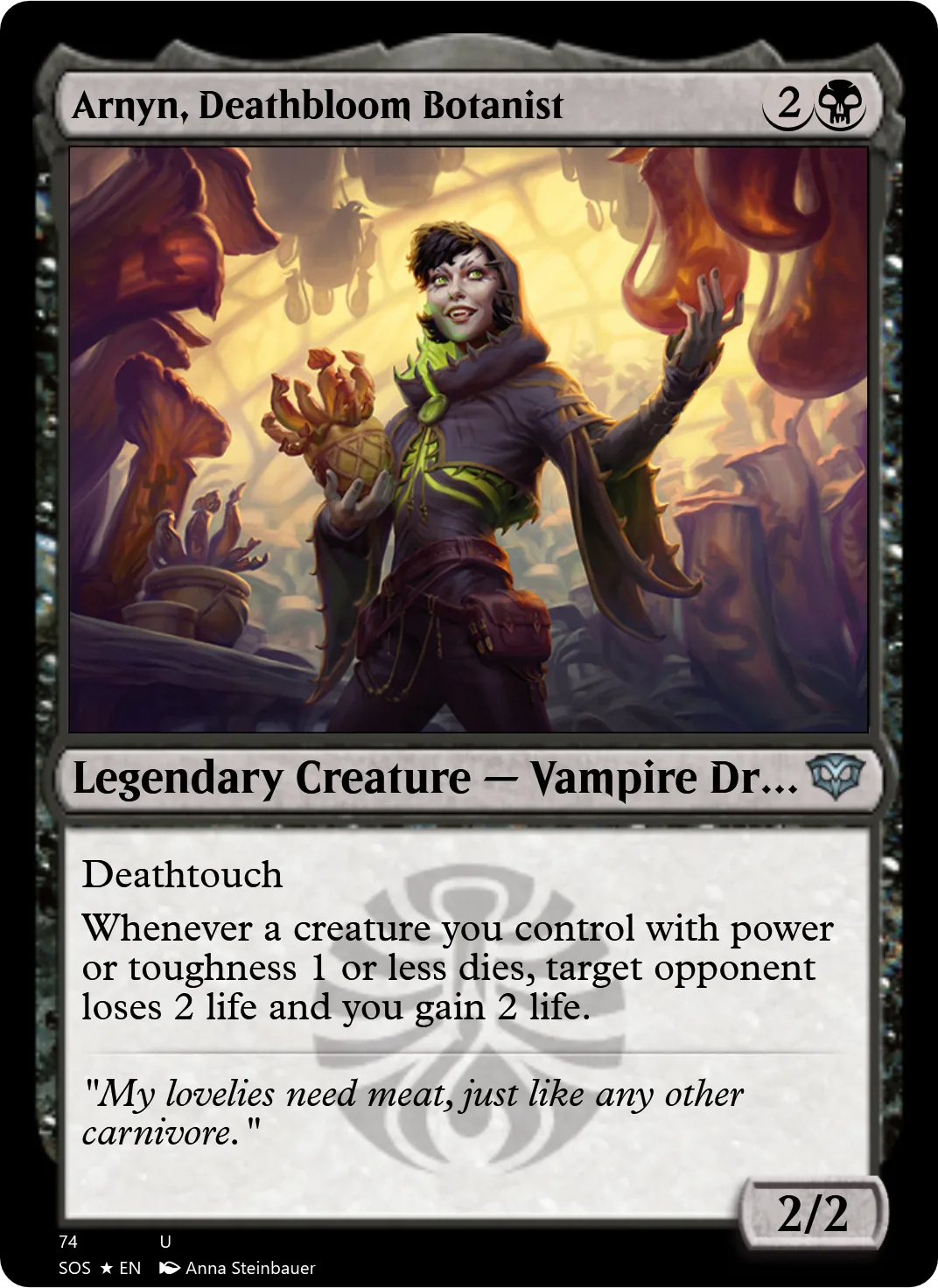 Arnyn, Deathbloom Botanist