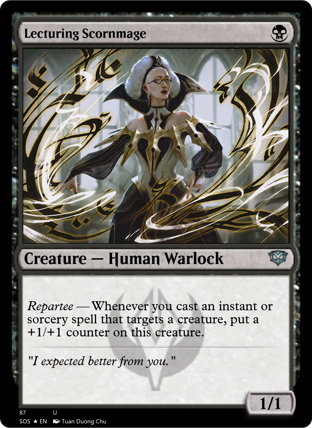 Lecturing Scornmage