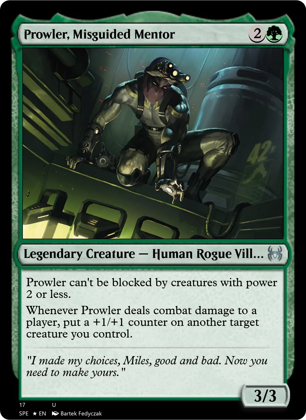 Prowler, Misguided Mentor