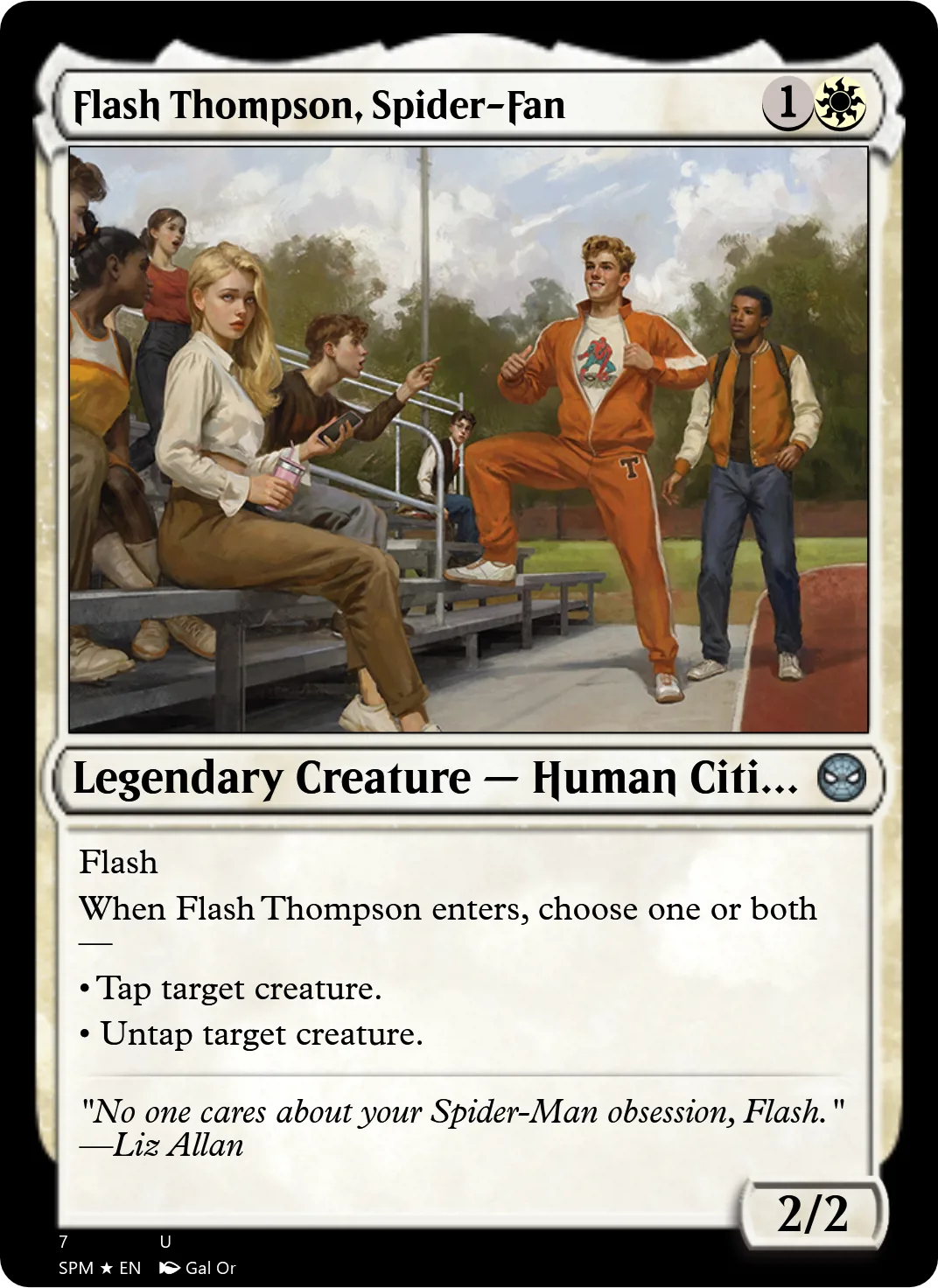 Flash Thompson, Spider-Fan
