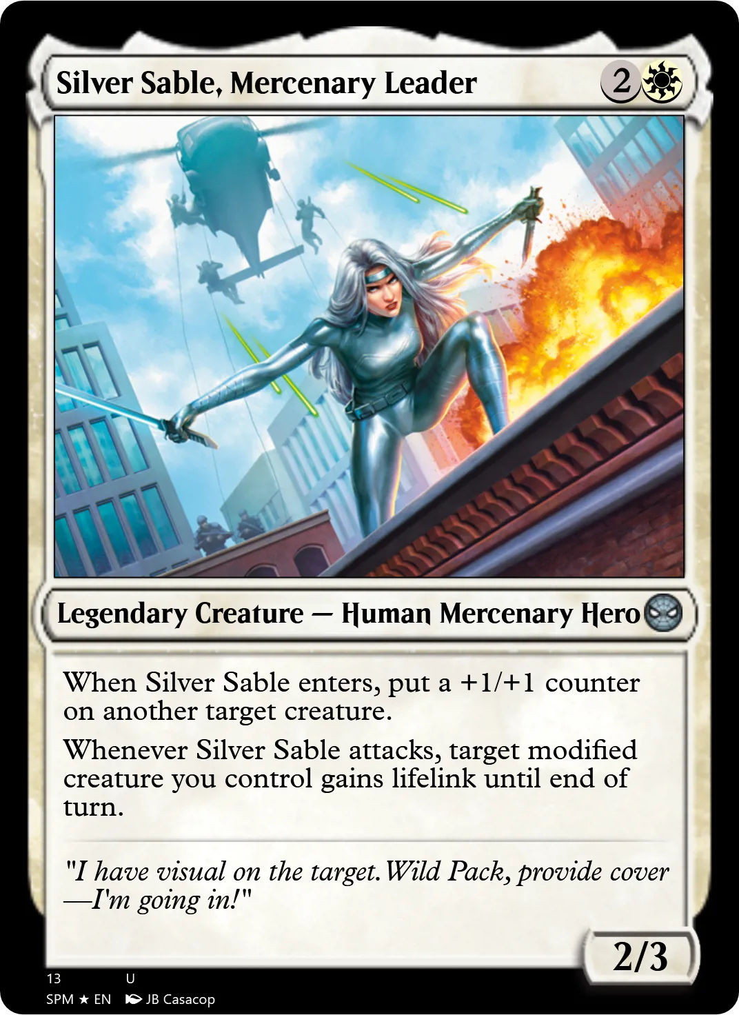 Silver Sable, Mercenary Leader