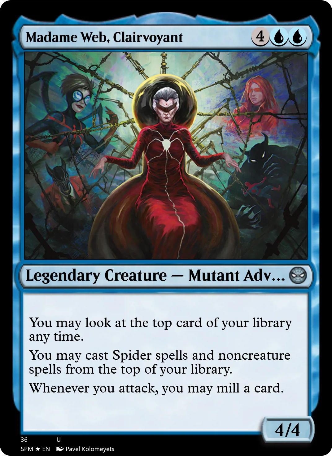 Madame Web, Clairvoyant
