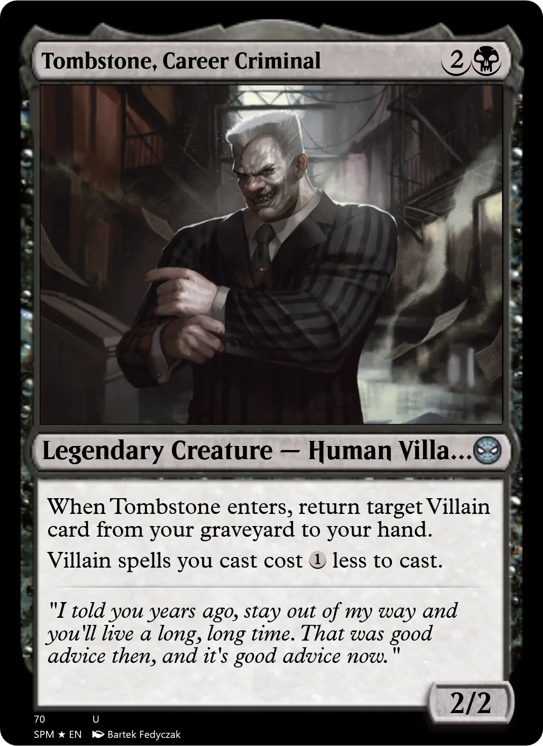 Tombstone, Career Criminal
