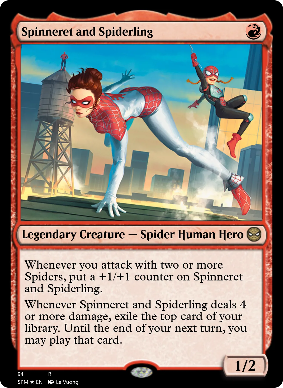 Spinneret and Spiderling