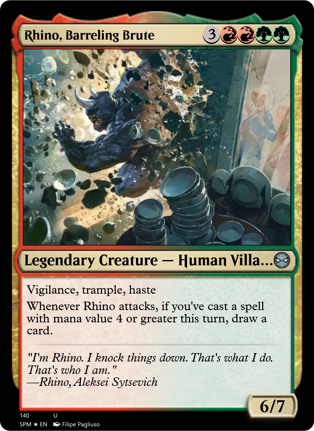 Rhino, Barreling Brute