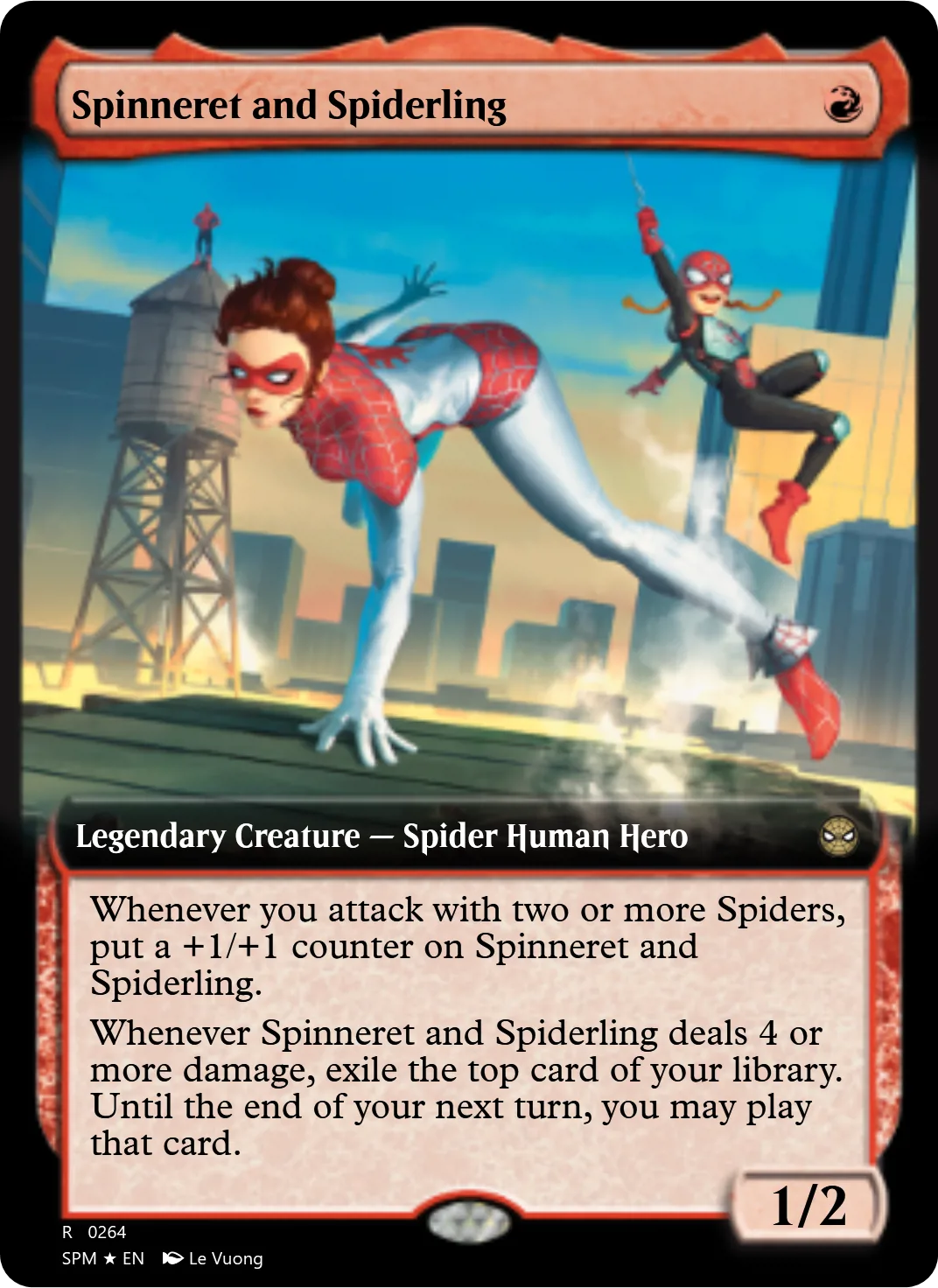 Spinneret and Spiderling