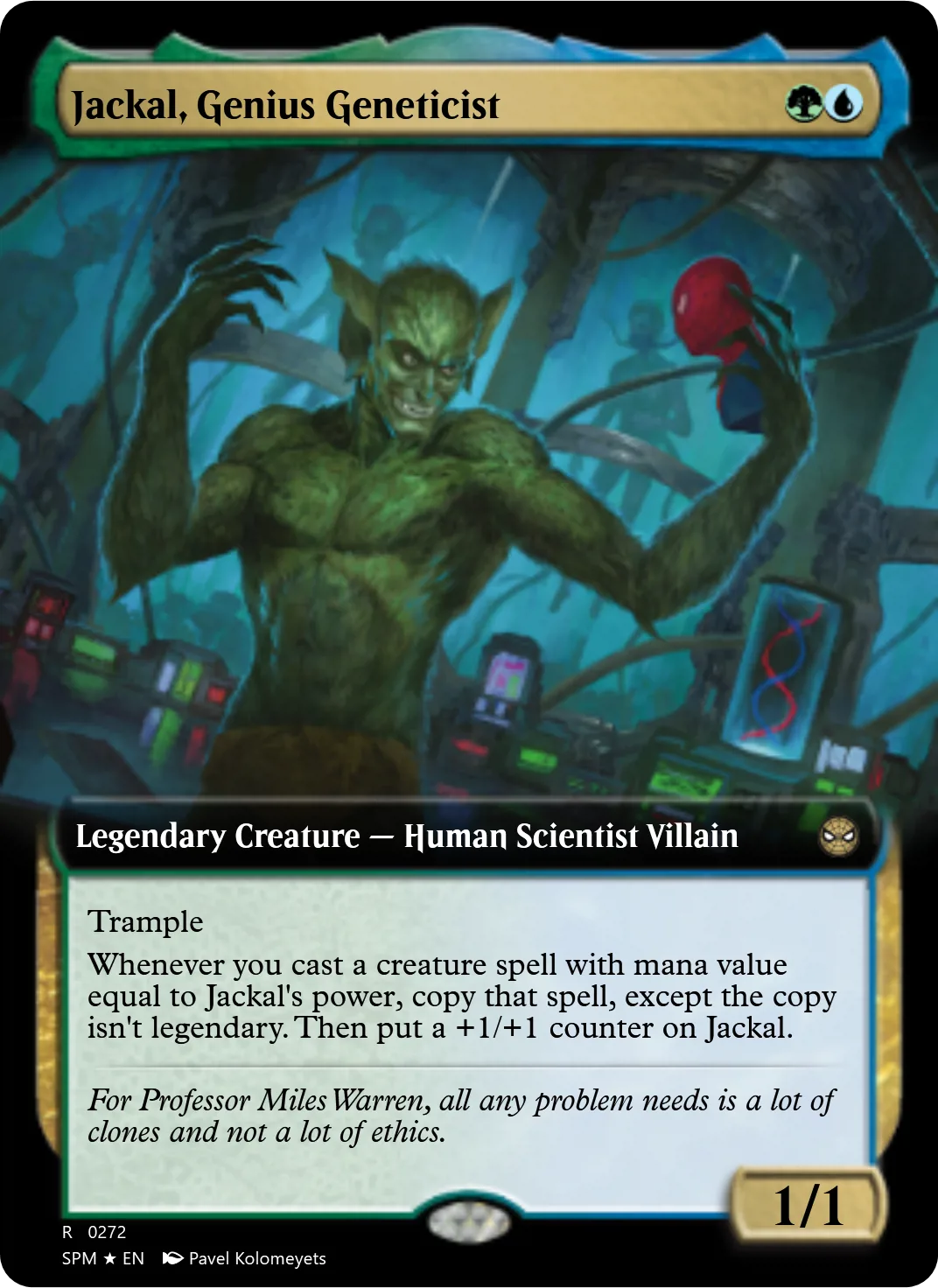 Jackal, Genius Geneticist