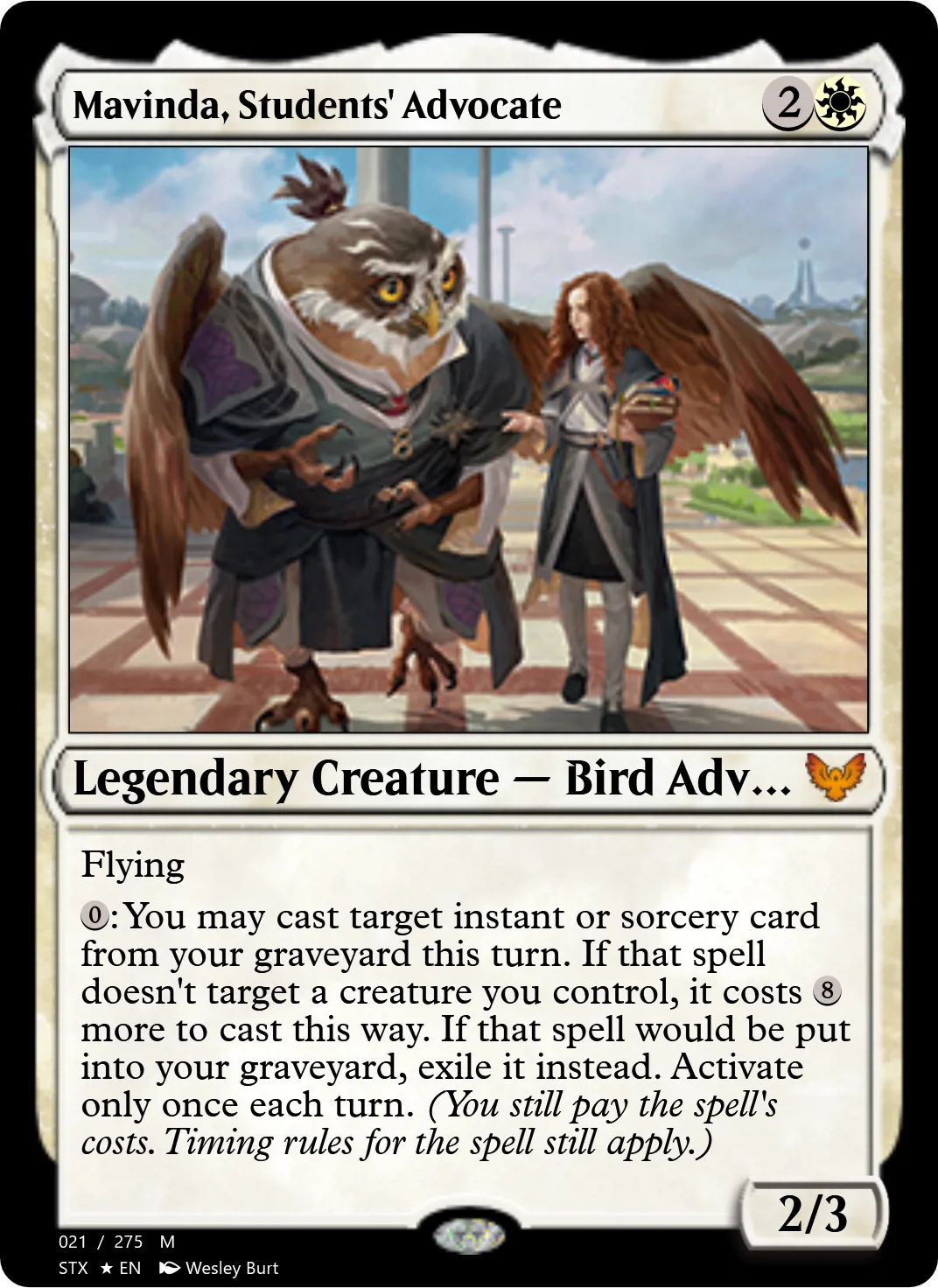 Mavinda, Students' Advocate