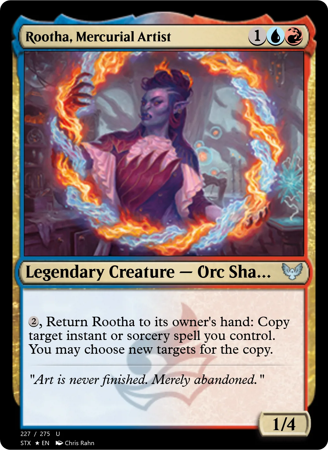 Rootha, Mercurial Artist