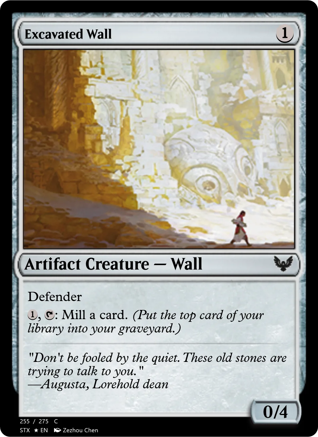 Excavated Wall