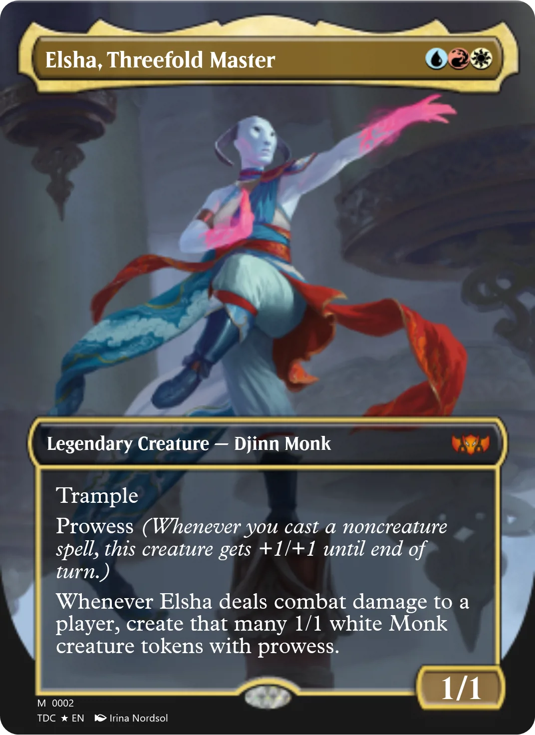 Elsha, Threefold Master