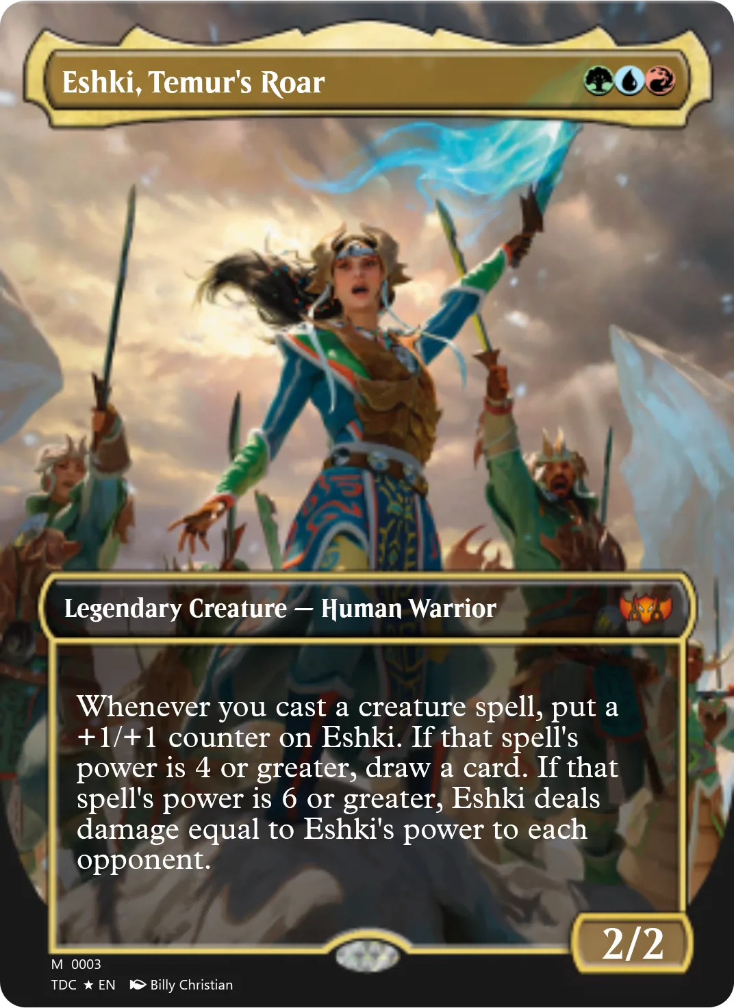 Eshki, Temur's Roar