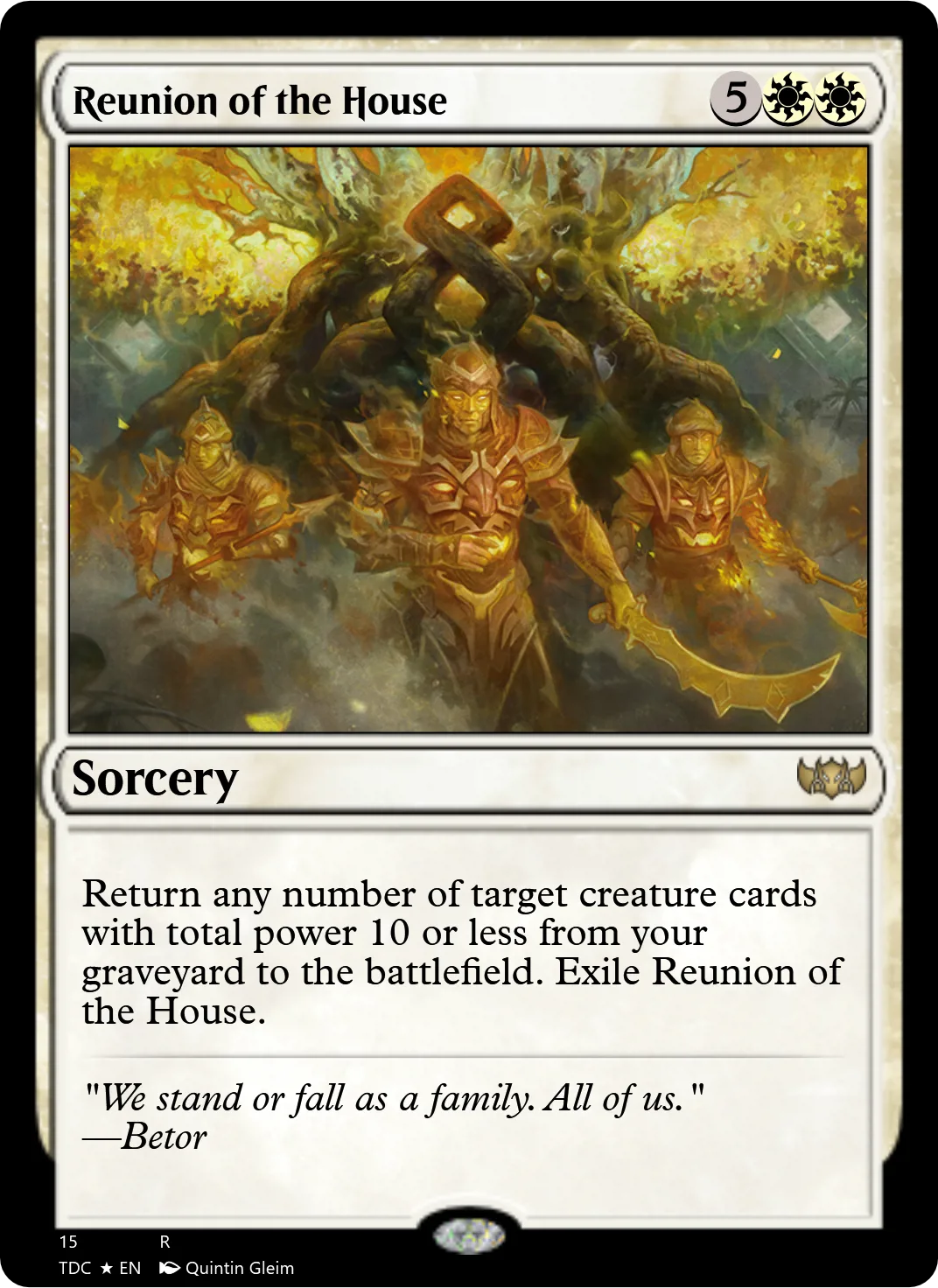Reunion of the House