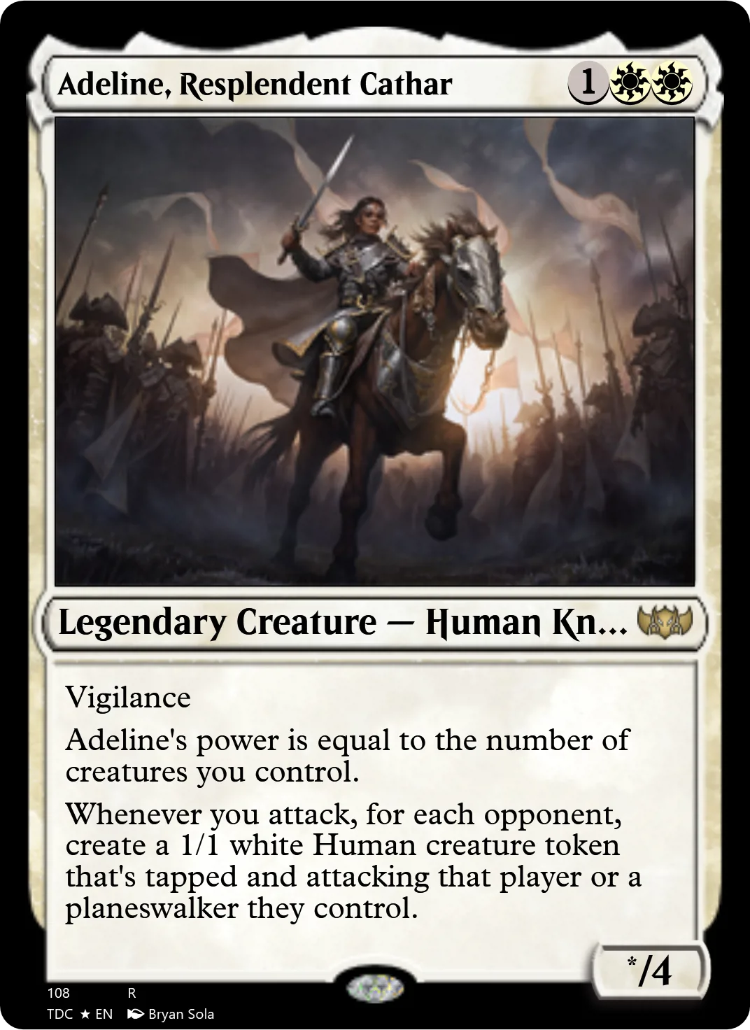 Adeline, Resplendent Cathar