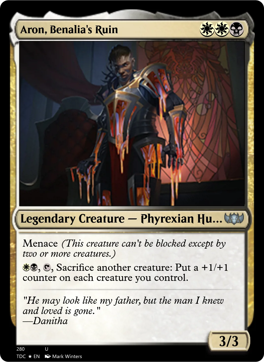 Aron, Benalia's Ruin