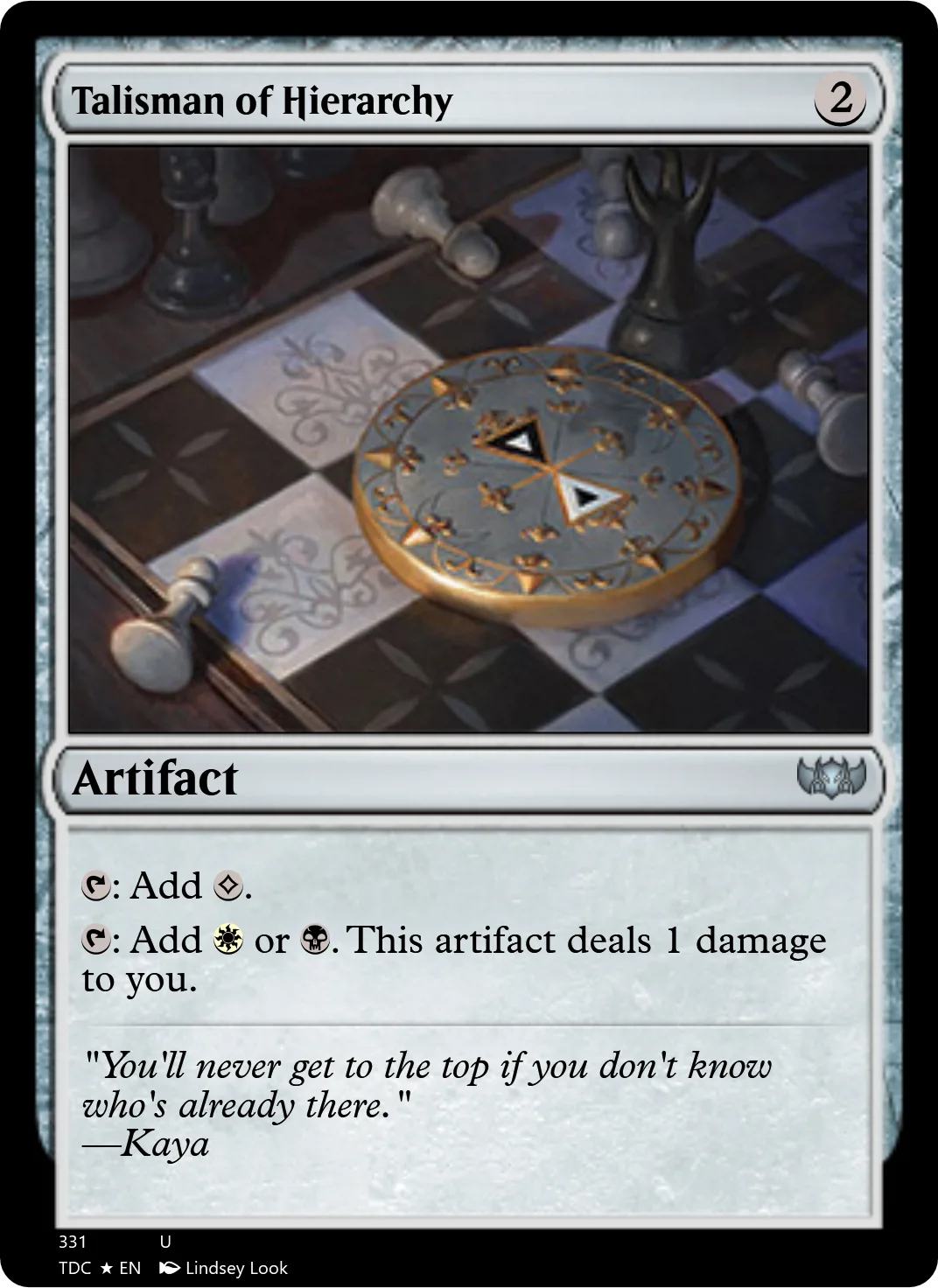 Talisman of Hierarchy