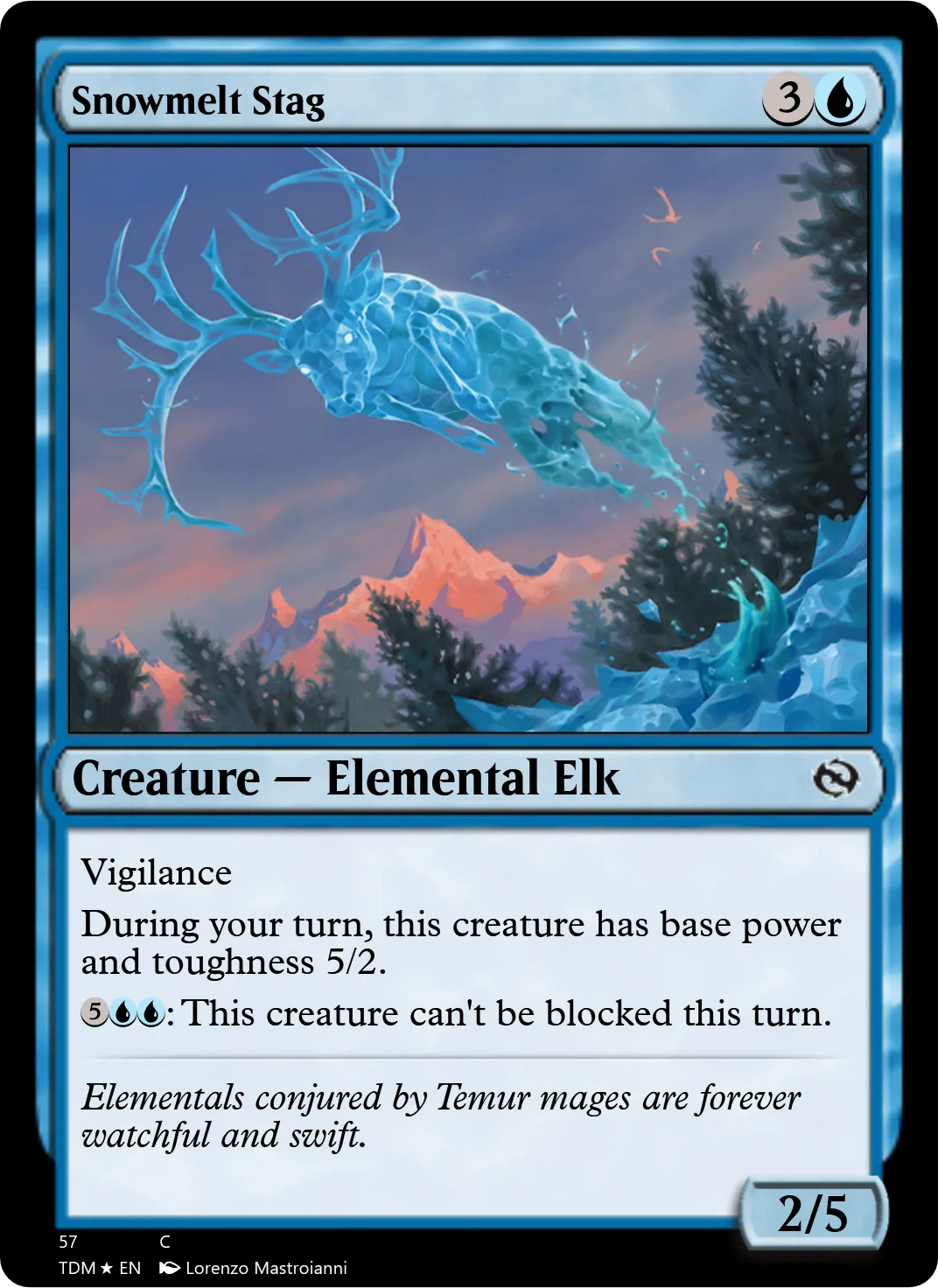 Snowmelt Stag
