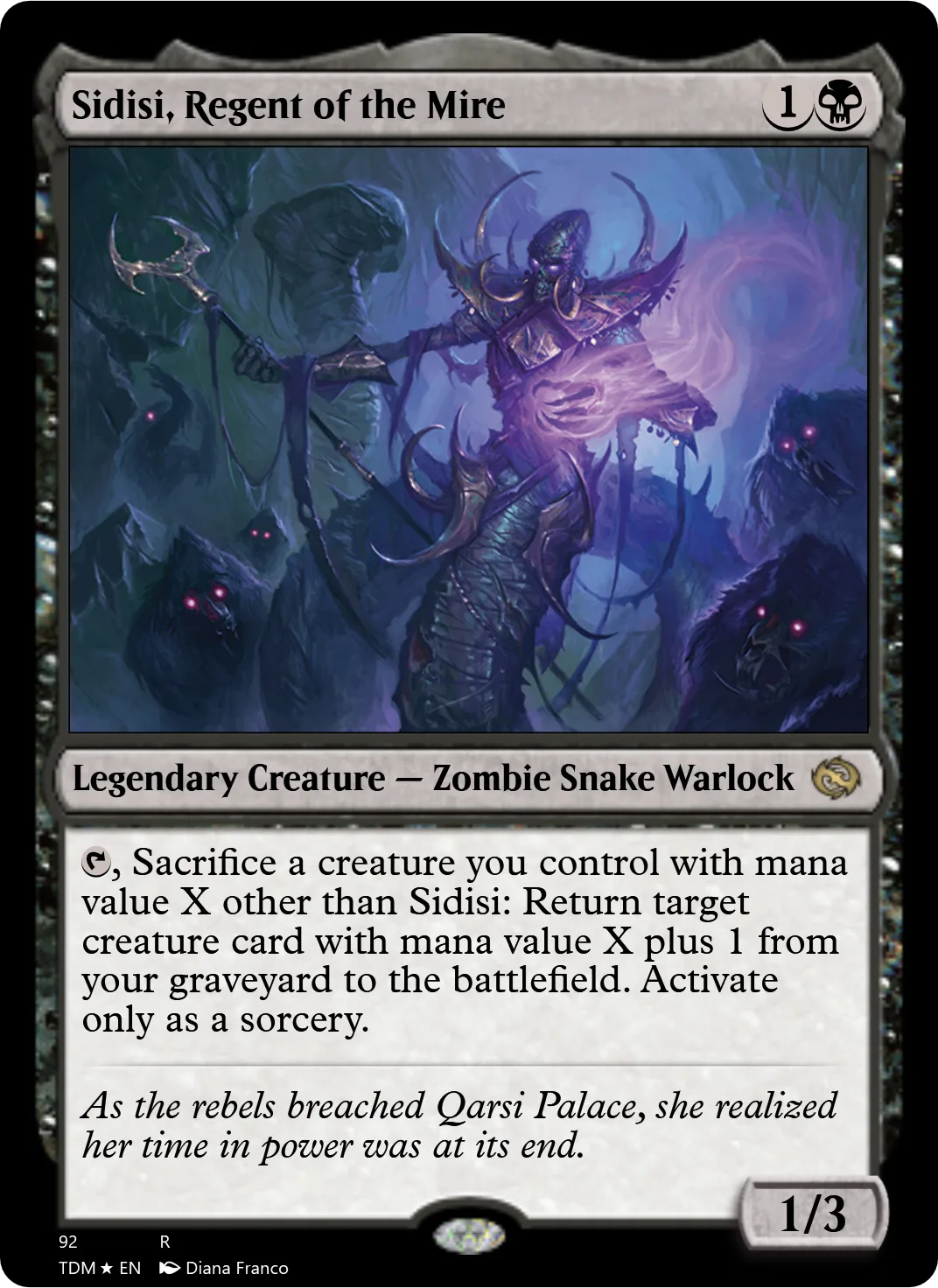 Sidisi, Regent of the Mire